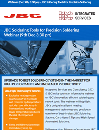 JBC Soldering Tools For Precision Soldering